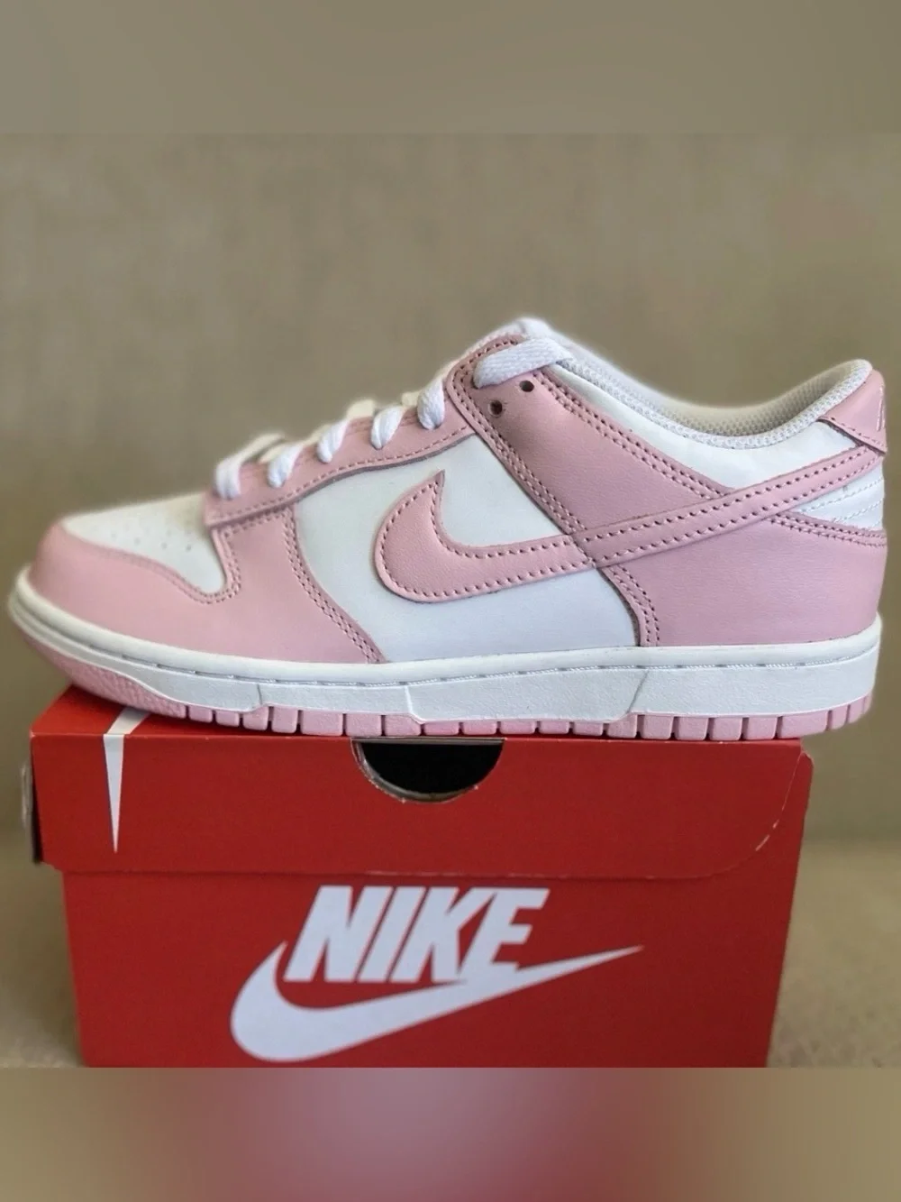 Nike Dunk Low GS White Soft Pink FB9109-125 BRAND NEW
